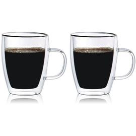Cafetière à filtre Bestron pour 2 tasses de café, Machine à café Duo-Filter  avec deux