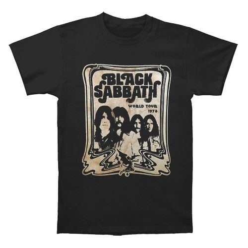 Black Sabbath World Tour 78 Black T Shirt