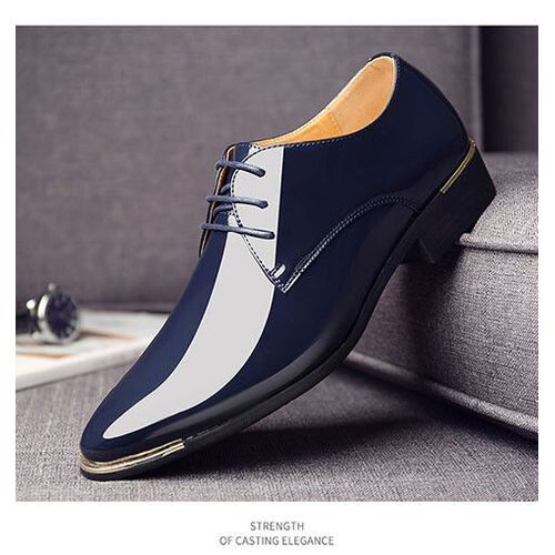 Chaussures En Cuir Verni De Qualité Pour Hommes,Chaussures De Mariage Blanches,Chaussures Provoqué Souples Pour Hommes,Noir,Diversifié,Taille 38-48,2024