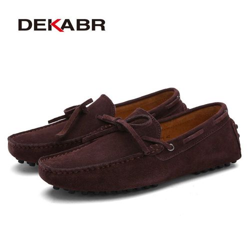 Chaussures Dekabrmocassins En Cuir Véritable Pour Hommechaussures Décontractéesrespirantesvertespour L'été