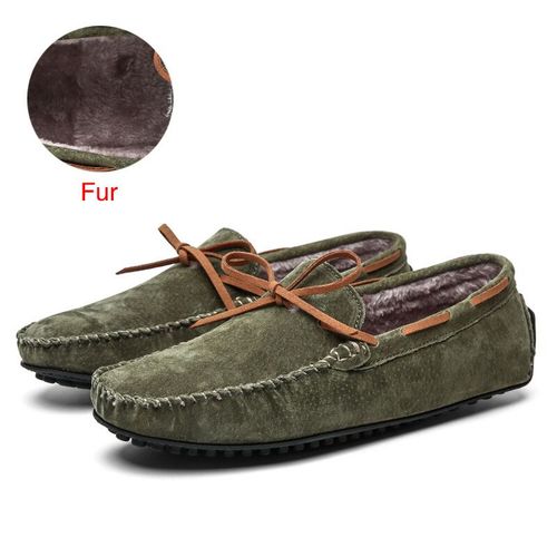 Chaussures Dekabrmocassins En Cuir Véritable Pour Hommechaussures Décontractéesrespirantesvertespour L'été