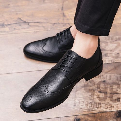 Chaussures Chaussures De Soirée En Cuir Pour Hommesstyle Rétroà Bout Pointuoxfordcollection 2020