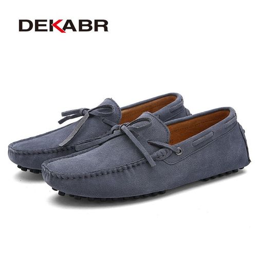 Chaussures Dekabrmocassins En Cuir Véritable Pour Hommechaussures Décontractéesrespirantesvertespour L'été