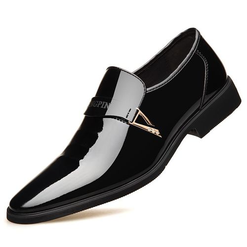 Chaussures En Cuir Verni De Qualité Pour Hommes,Chaussures De Mariage Blanches,Chaussures Provoqué Souples Pour Hommes,Noir,Diversifié,Taille 38-48,2024