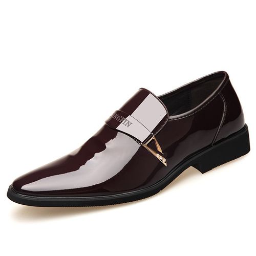 Chaussures En Cuir Verni De Qualité Pour Hommes,Chaussures De Mariage Blanches,Chaussures Provoqué Souples Pour Hommes,Noir,Diversifié,Taille 38-48,2024