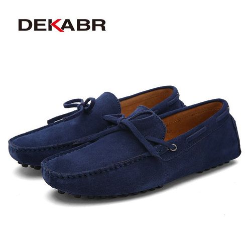 Chaussures Dekabrmocassins En Cuir Véritable Pour Hommechaussures Décontractéesrespirantesvertespour L'été