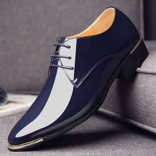 Chaussures Provoqué En Cuir Verni Pour Hommes,Chaussures D'affaires Pour Hommes,Chaussures De Mariage Pour Hommes,Style Italien,Nouvelle Marque,Mode,38-47,2021