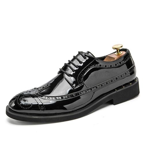 Chaussures Provoqué En Cuir Italien Pour Hommes,Mocassins À Paillettes Dorées,Chaussures Oxford De Mariage,Chaussures Formelles,Mode De Luxe,Marque,46