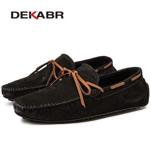 Chaussures Dekabrmocassins En Cuir Véritable Pour Hommechaussures Décontractéesrespirantesvertespour L'été