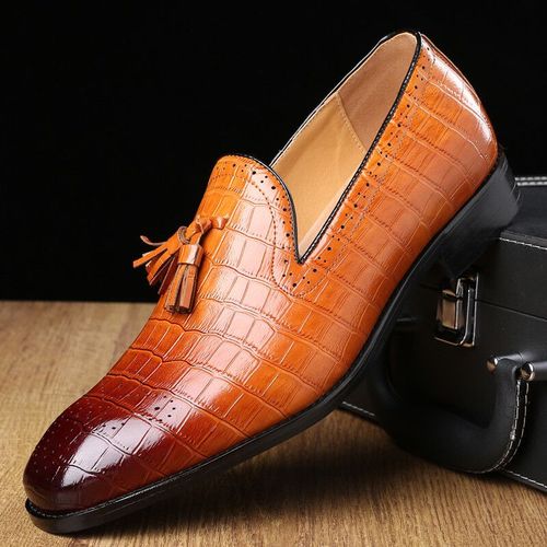 Chaussures Chaussures En Cuir Décontractées Vintage De Style Japonais Pour Hommeschaussures Provoqué Formelles De Haute Qualitémocassins D'affaireschaussures Brogue Pampilles De Mariage