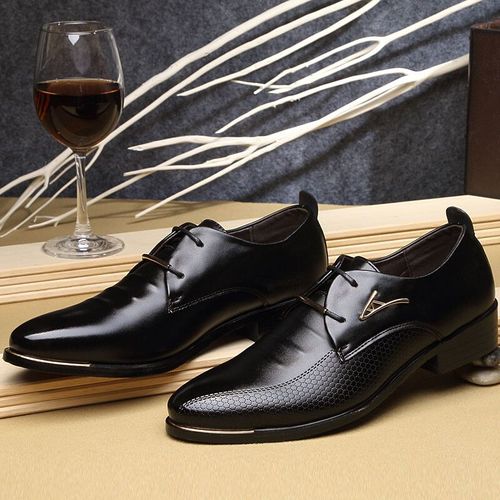 Chaussures Habillées À Lacets Pour Hommes,Chaussures À Bout Pointu,Décontractées,En Cuir,Marron,Noir,Oxfords,Grande Taille 38-48