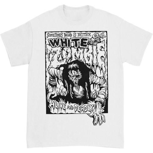 White Zombie Alive And Deadly T-Shirt