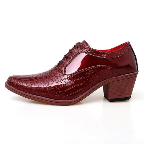 Chaussures À Talons En Cuir De Crocodile Marron Pour Hommes,Mocassins Formels,Chaussures Provoqué,Mode Décontractée,Zapatos Zones Bre 2021