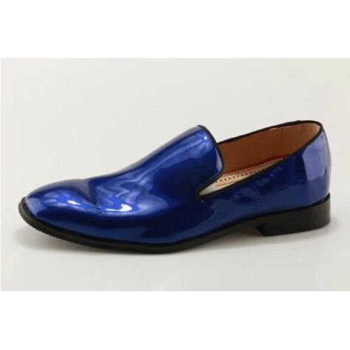 Chaussures Mocassins En Cuir Verni Pour Hommeschaussures Plateschaussures Provoquédocument Mixterougenoirbonne Qualité