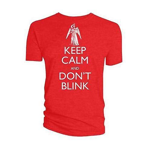 Doctor Who Keep Calm Don't Blink Weeping Angel T-Shirt