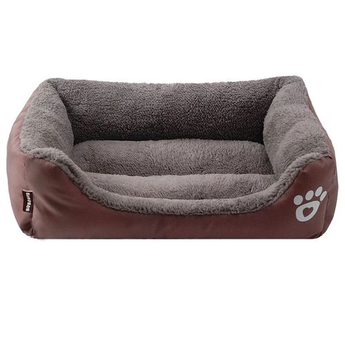 Canapé Chaud D'hiver Pour Grands Chiens Et Chats,Tapis À Genoux Carrés,Coussin De Maison Pour Animaux De Compagnie,Tapis De Couchage Chaud Pour Grands Et Petits Chi - Type Coffee-Xxl 95cmx75cmx18cm