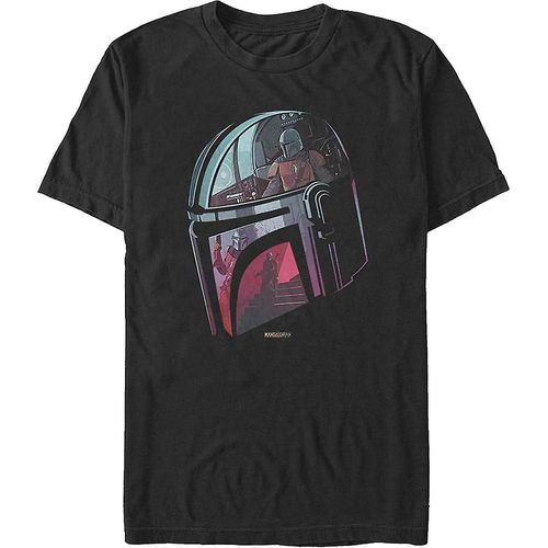 Mandalorian Helmet Reflection Star Wars T-Shirt