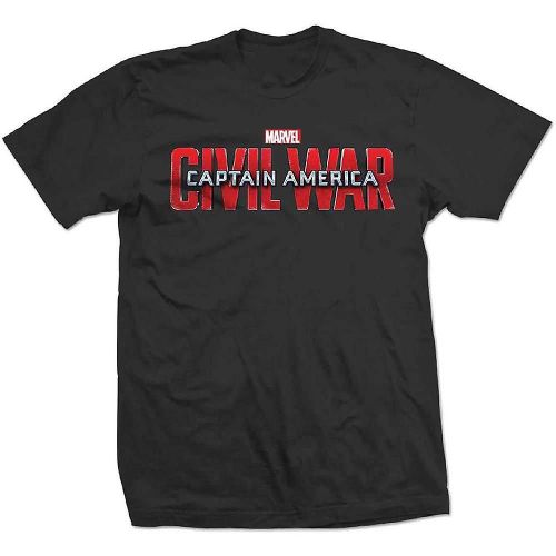 Captain America Civil War Movie Logo T-Shirt