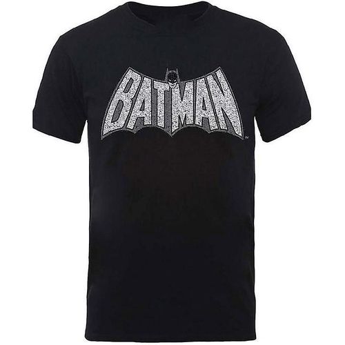 Batman Retro Crackle Logo T-Shirt