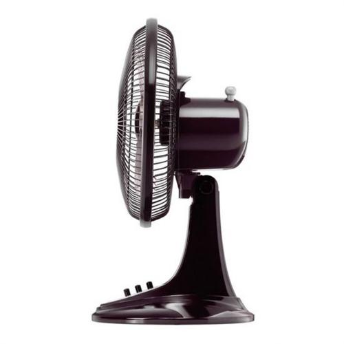 Ventilateur de table sur pied CALOR classic noir ventilo air/ au design rétro vintage