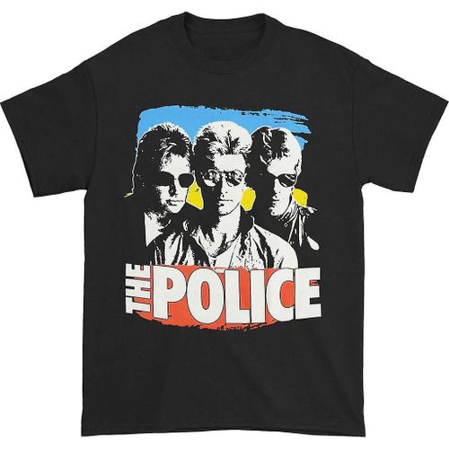 Police Sunglasses With Paint T-Shirt