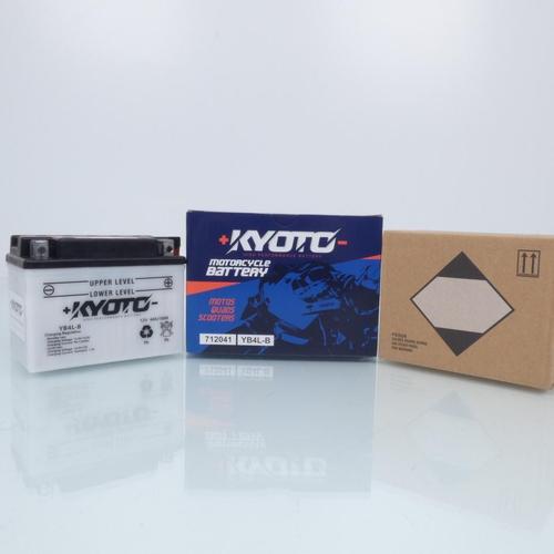 Batterie Kyoto Pour Moto Derbi 50 Senda Sm X-Treme 2000 À 2011 Yb4l-B / 12v 4ah Neuf