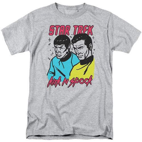 Star Trek Kirk N Spock Adult T-Shirt