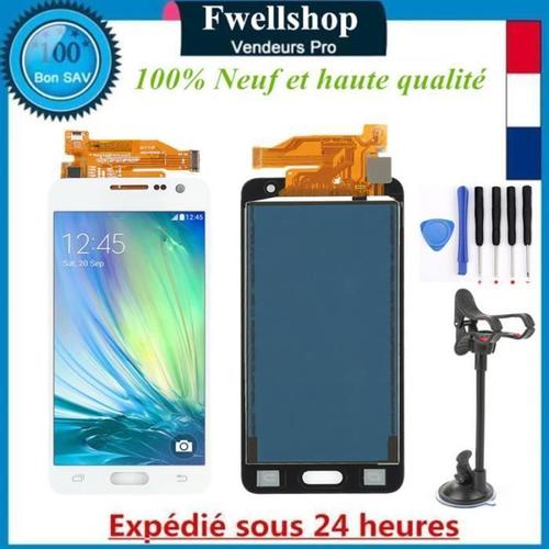 Complet Ecran Vitre Tactile Lcd + Outils Pour Samsung Galaxy A3 2015 A300 A300 - Blanc + Support De Téléphone(Impossible D 'ajuster