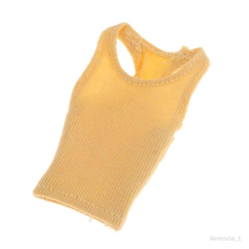 Gilet Pour Femme À L'échelle 1/12, Accessoires De Costume, Vêtements Miniatures Pour Habiller Des Figurines De 15,2 Cm. Jaune