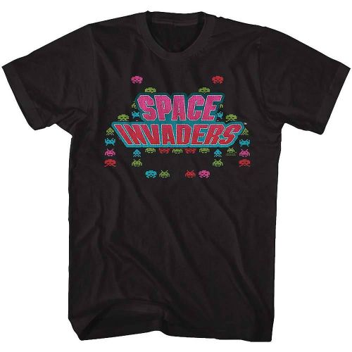 Space Invaders Logo Aliens T-Shirt