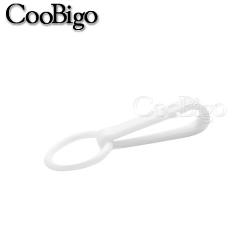 50pcs Coloré Porte-Clés En Plastique Boucles Mousqueton Avec Anneau Torique Pour Sac À Dos Rideaux Stores Cordon S Lanière Connecteurs Pièces - Type White