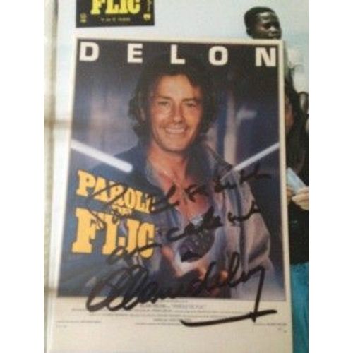 Alain Delon - Autographe