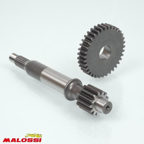 Pont Arrière De Transmission Malossi Pour Scooter Peugeot 50 Ludix 67 8378 / Htq Gears 13x35 Neuf