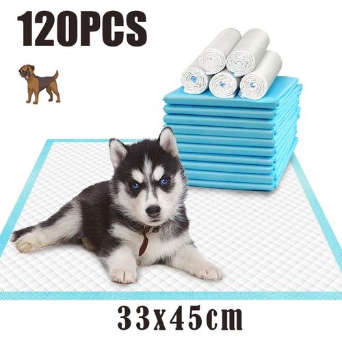 Couches Super Absorbantes Pour Animaux De Compagnie,Coussinets De Dressage Pour Chiens,Couches Pour Chiots Et Chats,Couches Pour Chiots,Polymères De Surface À Séchage Rapide,120 Piè - Type S-120pcs