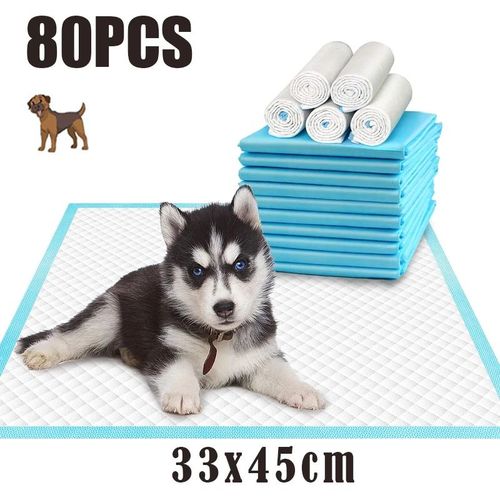 Couches Super Absorbantes Pour Animaux De Compagnie,Coussinets De Dressage Pour Chiens,Couches Pour Chiots Et Chats,Couches Pour Chiots,Polymères De Surface À Séchage Rapide,120 Pièc - Type S-80pcs