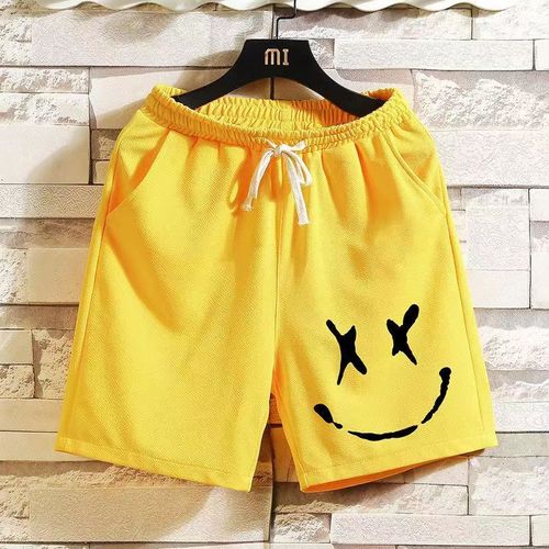 Short De Plage En Coton Pour Hommes,Pantalon De Survêtement Imprimé Drôle,Hip Hop,Respirant,Sport,Décontracté,Mode,2023
