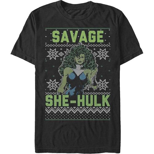 She-Hulk Ugly Faux Knit Marvel Comics T-Shirt