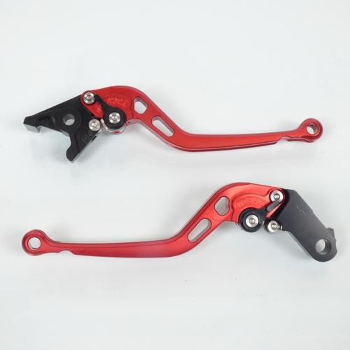 Levier Frein Droit Gauche Pour Moto Honda 700 Nc X 2012 À 2013 Coloris Rouge/Noir