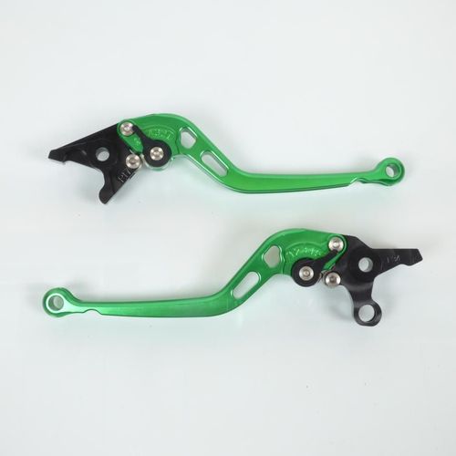 Levier Frein Droit Gauche Pour Moto Kawasaki 1000 Versys 2012 À 2014 Vert/Noir Neuf