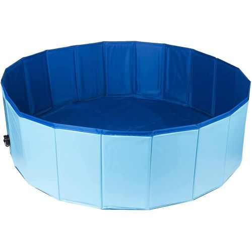 Piscine Pliable Pour Chiens,Baignoire Pour Animaux De Compagnie,Pour L'extérieur Et L'intérieur,Pour Grands,Moyens Et Petits Animaux De Compagnie - Type Bleu-80x30cm