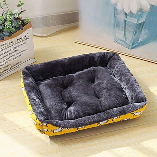 Lit Pour Animaux Domestiques,Grands Accessoires De Canapé Pour Petits Chiens,Marchandises,Grands Accessoires,Polymères Moyens - Type Yellow-Xl