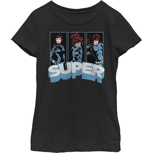 Girls Super Panels Black Widow Shirt