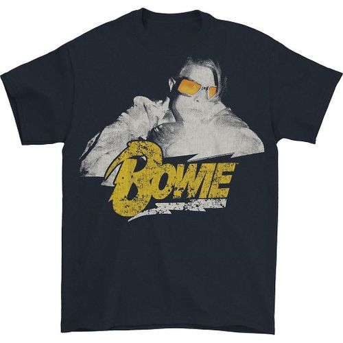 David Bowie Lightning Photo Mens T T-Shirt