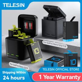 Boîtier de recharge Telesin avec 1 batterie pour GoPro 9 & GoPro