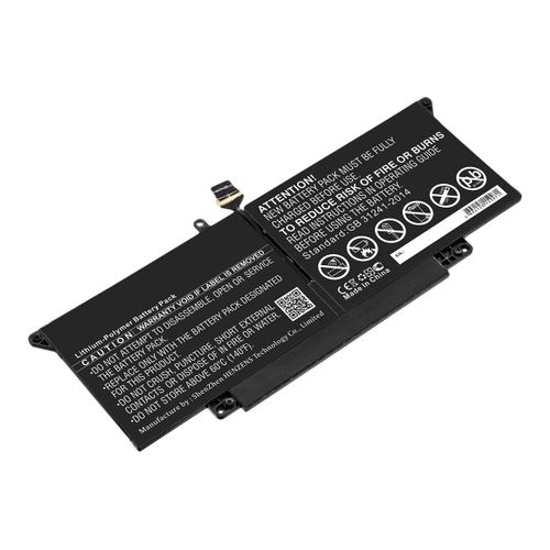 DLH - Batterie de portable (équivalent à : Dell JHT2H, Dell 7CXN6, Dell HRGYV, Dell 4V5X2) - lithium-polymère - 6800 mAh - 52 Wh - pour Dell Latitude 7310, 7310 2-in-1, 7410, 7410 2-in-1