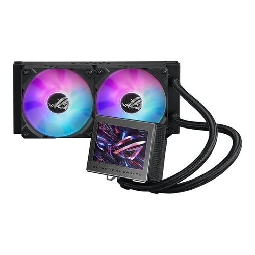 ASUS ROG RYUJIN III 240 ARGB - Système de refroidissement liquide de processeur - avec écran LCD - (pour : AM4, LGA1200, LGA1700, AM5, LGA115x Socket) - cuivre - 120 mm