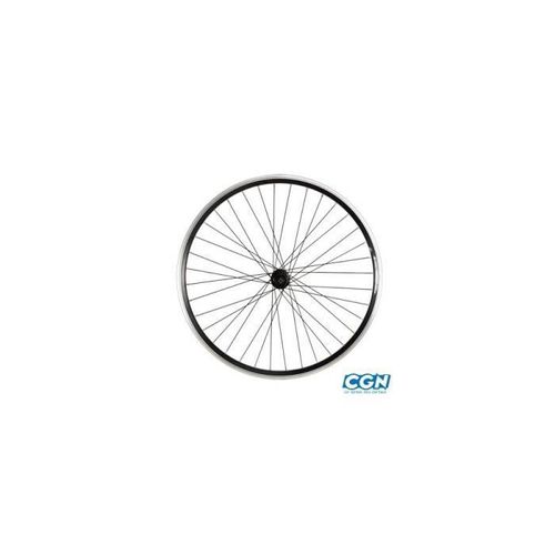 Roue Vtt 26" Ar Blocage K7 8/9/10v V-Brake Jante Noir Mach1 Er10 Moy Shim Tx800