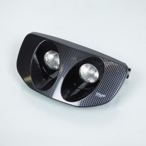 Phare Avant Double Optique Halogène Tnt Carbone Pour Scooter Piaggio 50 Typhoon