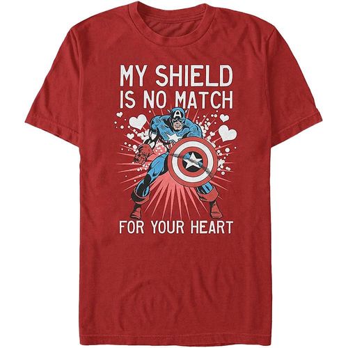 My Shield Is No Match For Your Heart Captain America T-Shirt