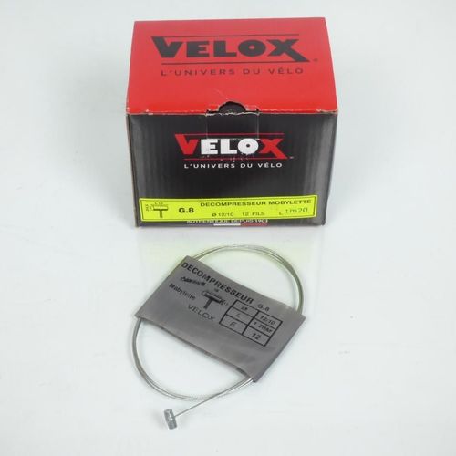 Câble Ou Gaine Velox Pour Mobylette Piaggio 50 Ciao 2000 À 2005 208120b /Ø1.2x1.2m Tete 4.5x10 Neuf